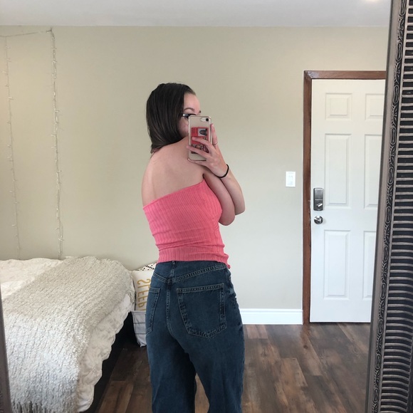 ❌SOLD❌Y2K Ribbed Knit Double Zip Halter Tank Top - Picture 3 of 3